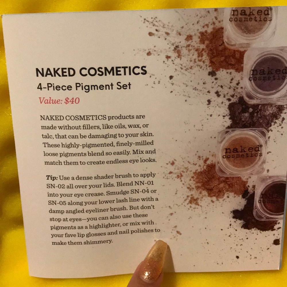 Naked cosmetic loose eyeshadow